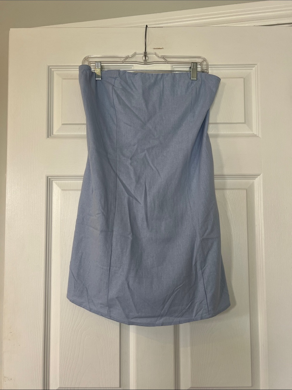 Aeropostale Light Blue Strapless Mini Dress
